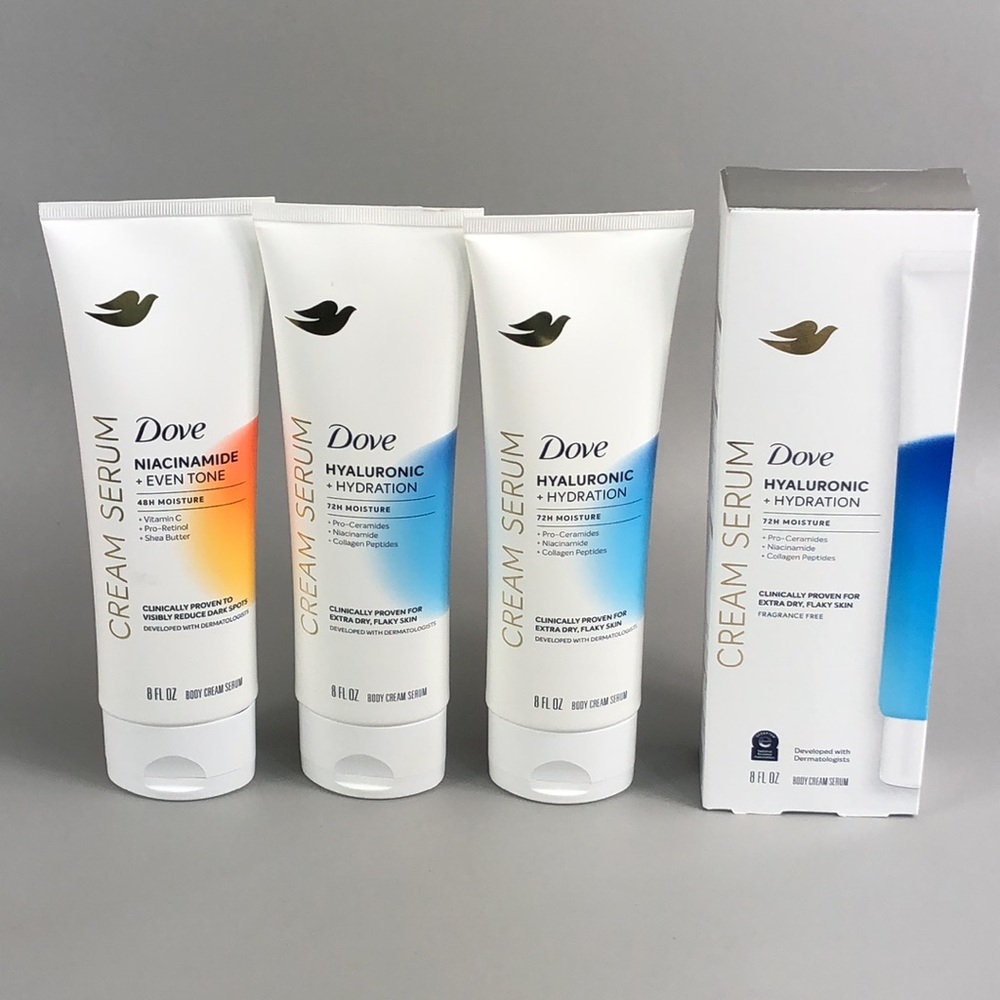 Hyaluronic + Hydration Niacinamide + Even Tone Cream-Serum Moisturizer Bundles